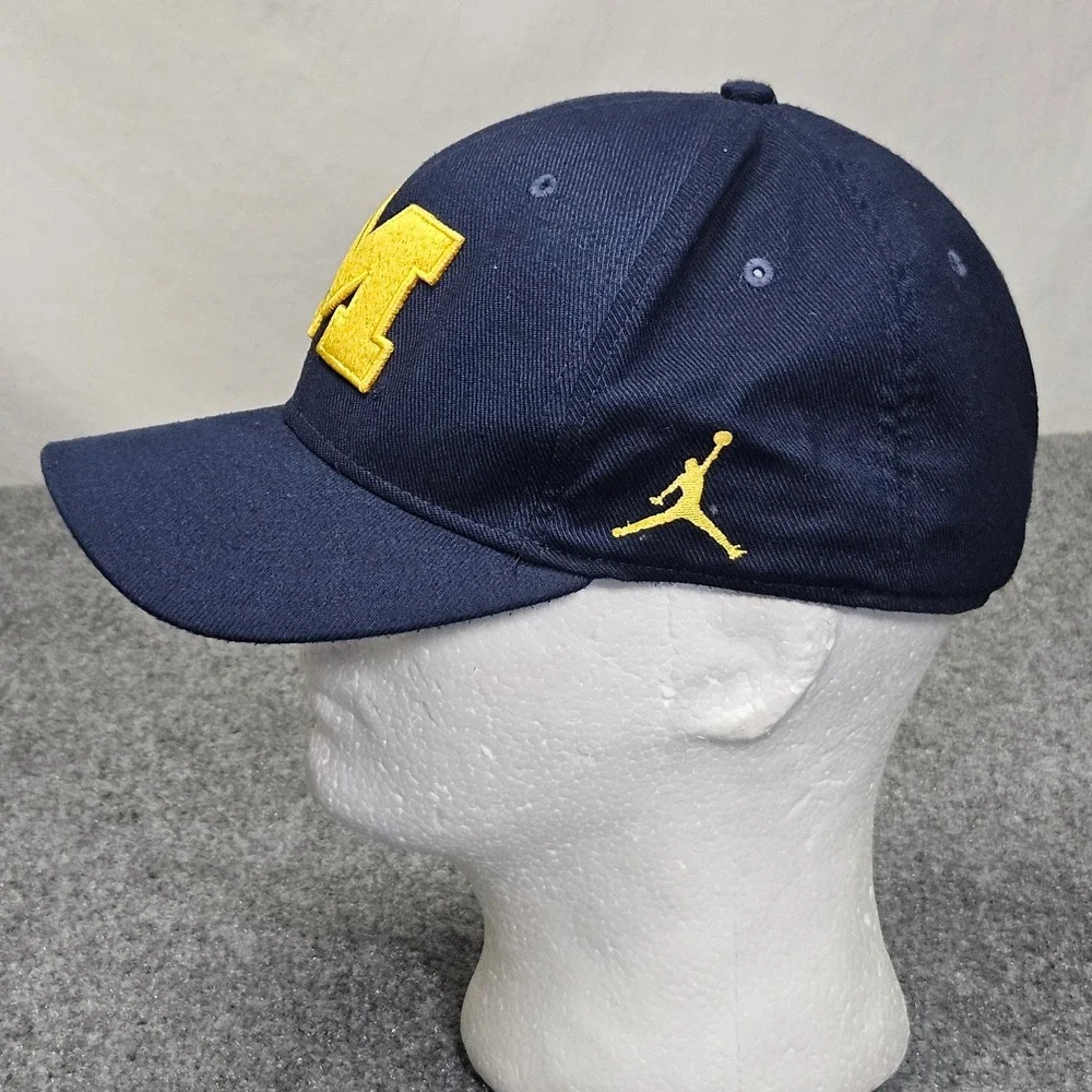 Michigan Wolverines Hat OSFM Jordan Jumpman Cap Navy‎ Blue NCAA Sportswear